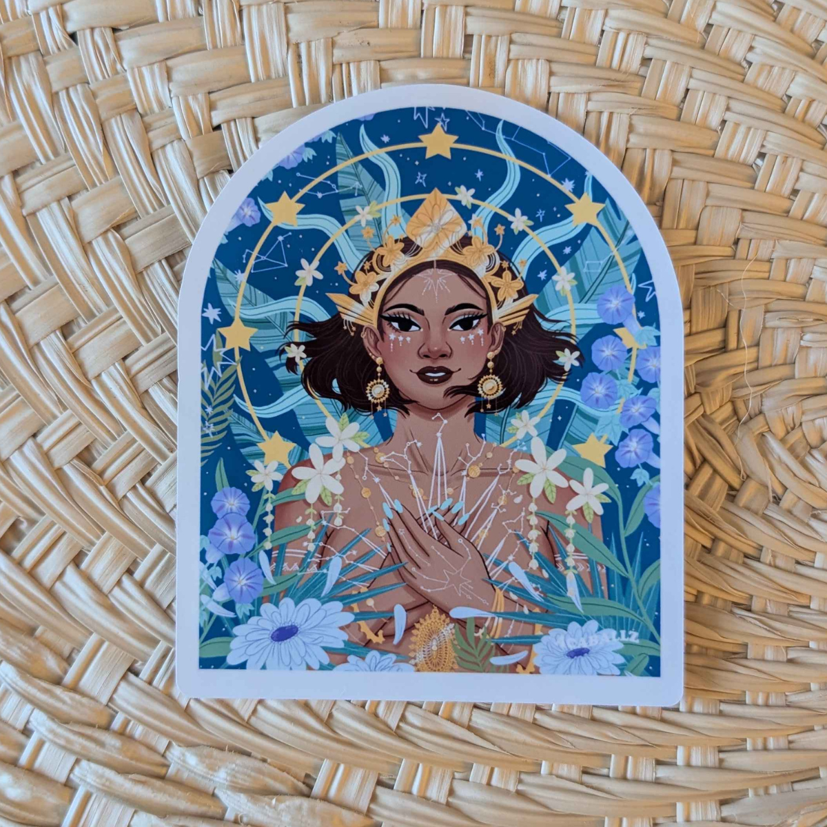 Tala Goddess of the Stars Sticker