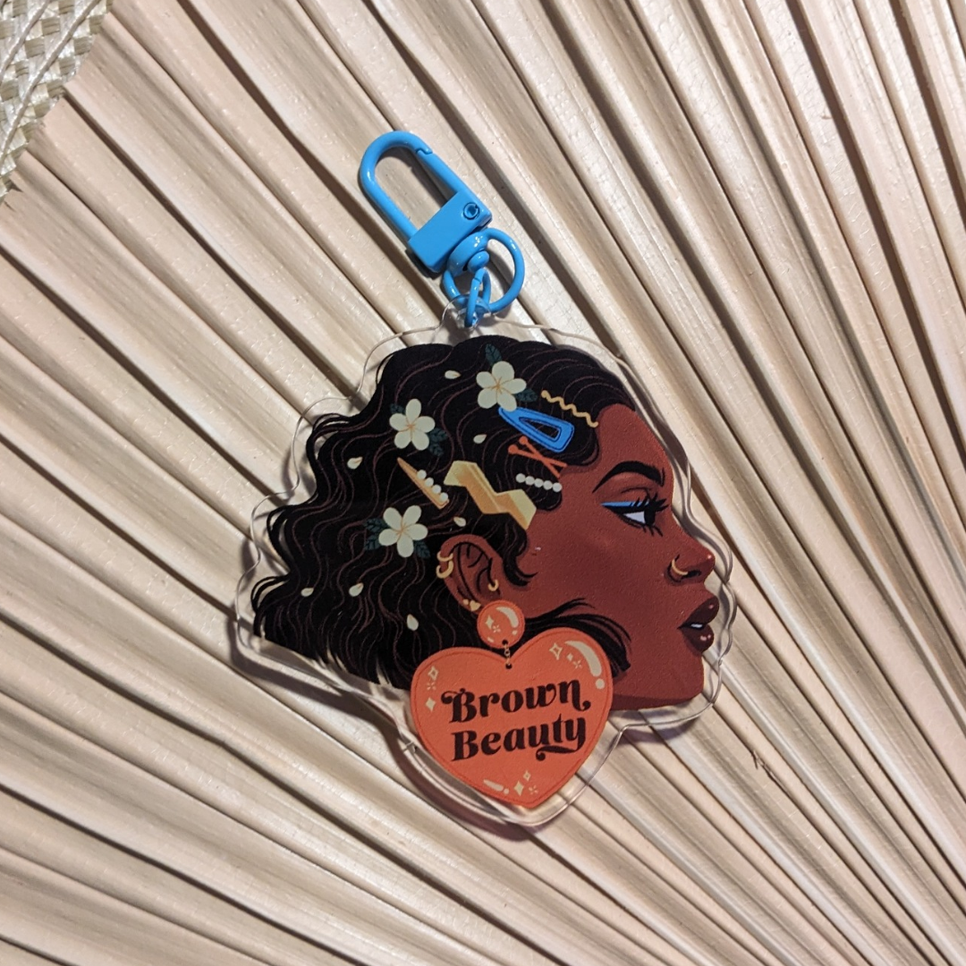 Brown Beauty Keychain