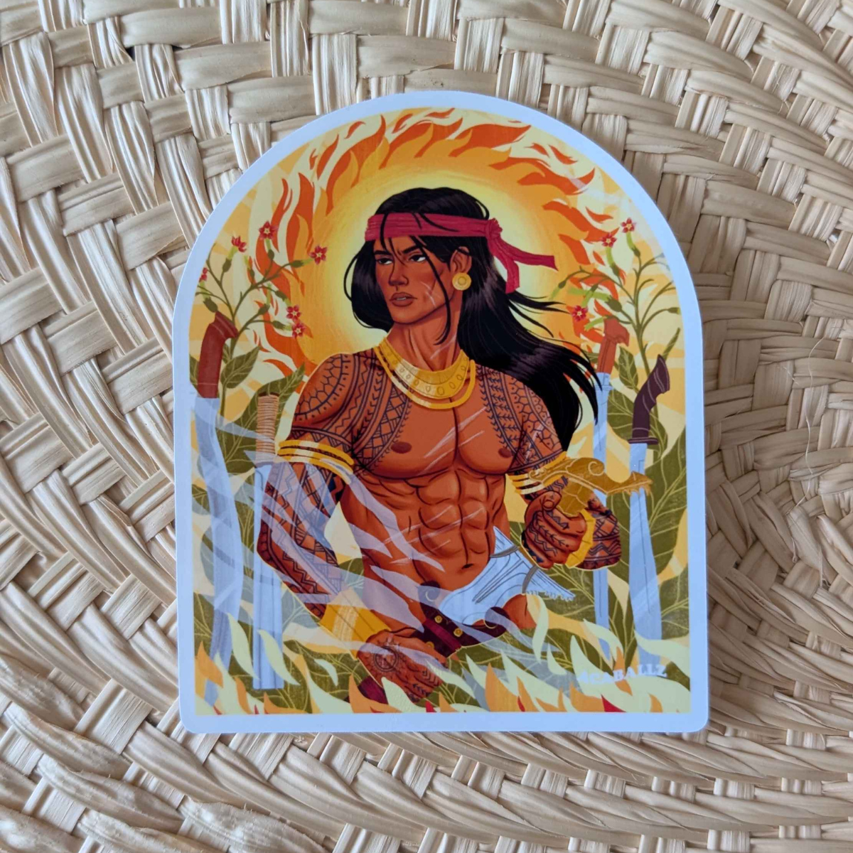 Apolaki God of the Sun Sticker
