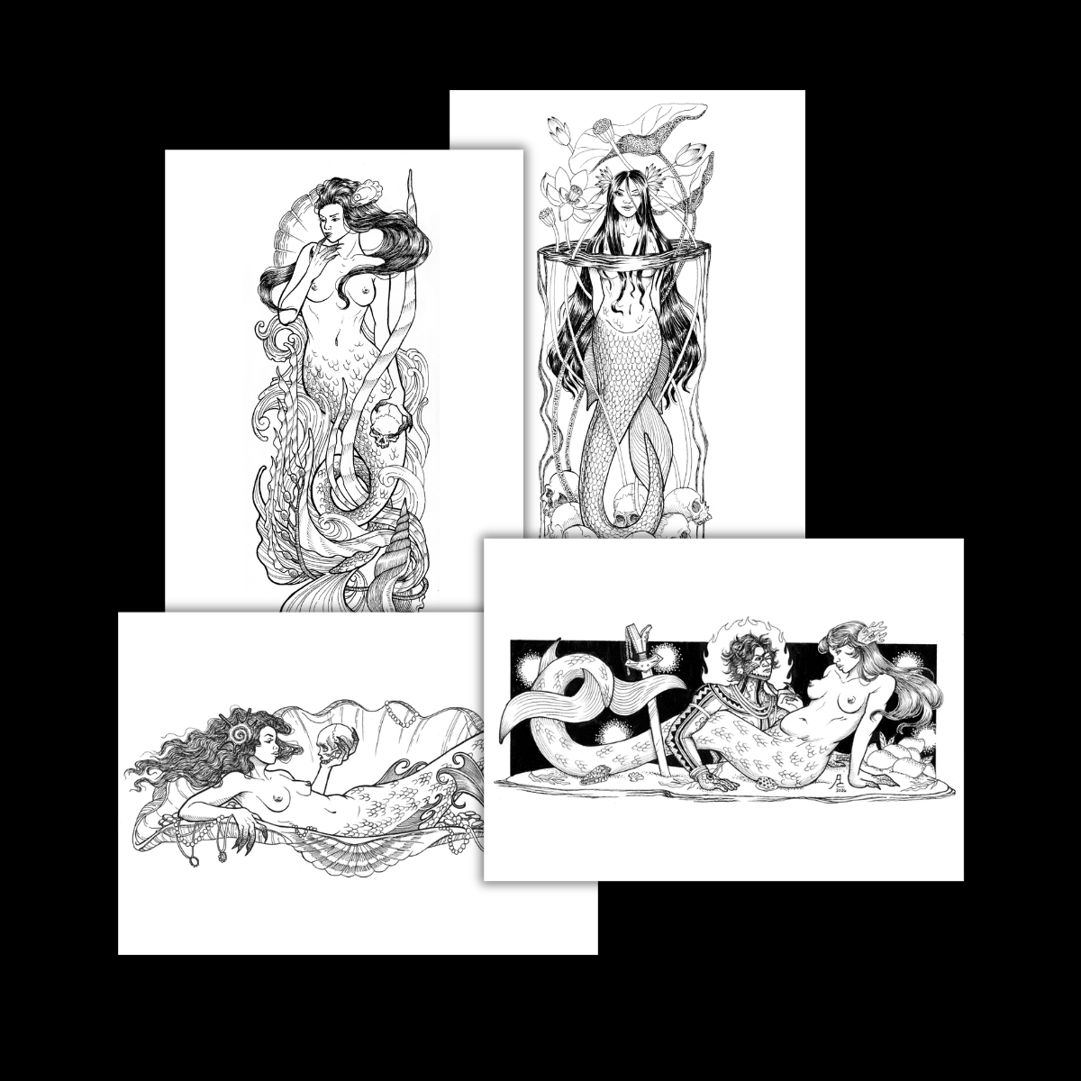 OMNIA Sirena Art Bundle (ALL FOUR ART BUNDLE)