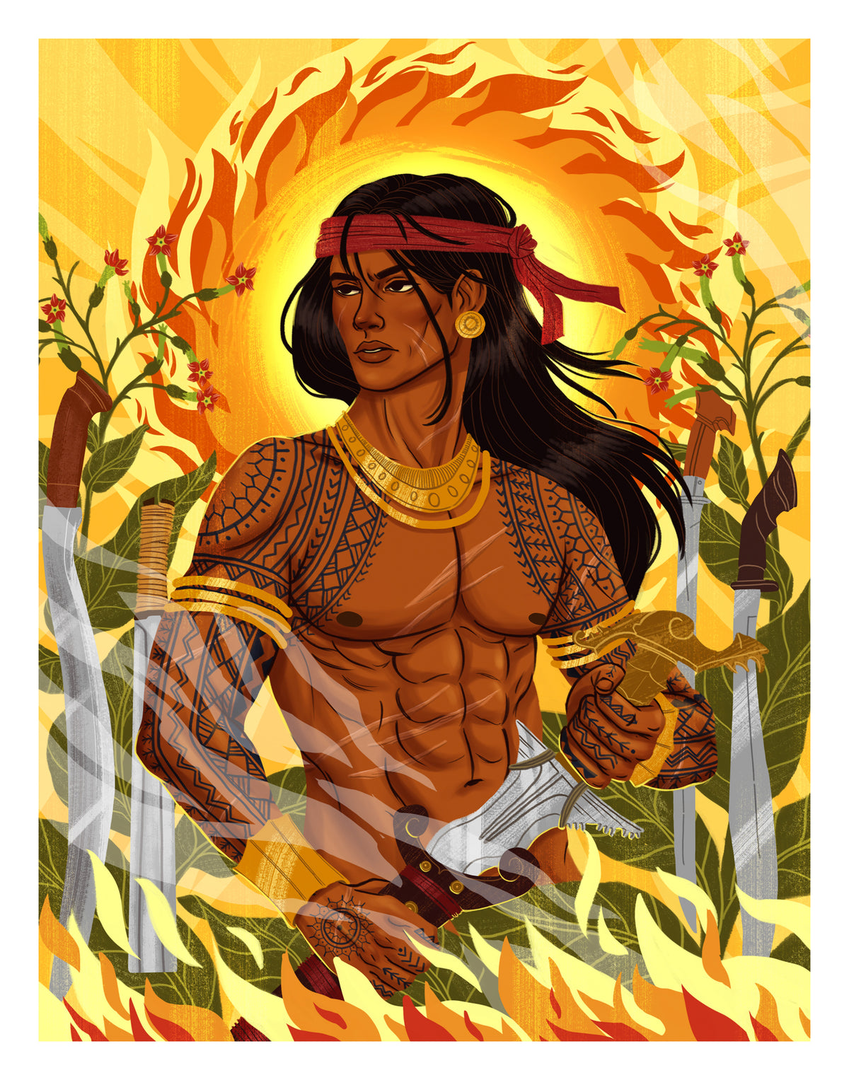 Apolaki, God of the Sun Print