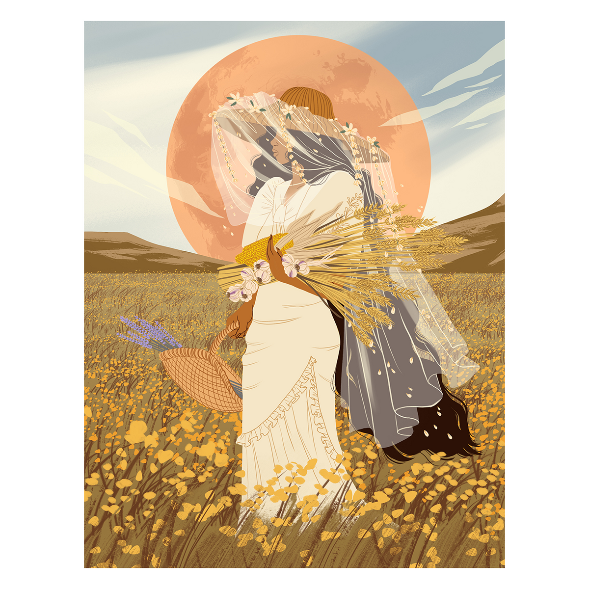 Harvest Ghost Print