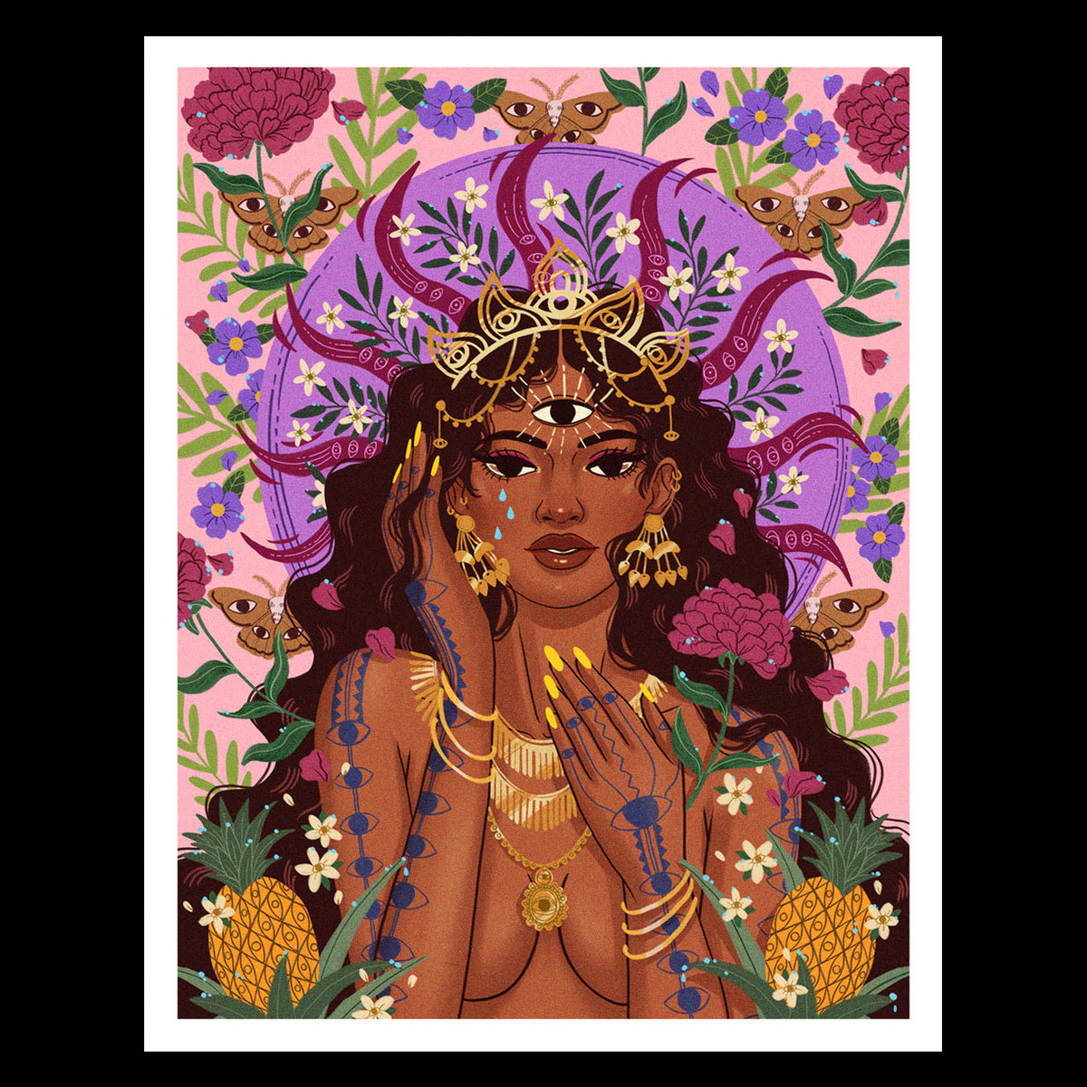 Dalikamata, Goddess of the Eyes Print