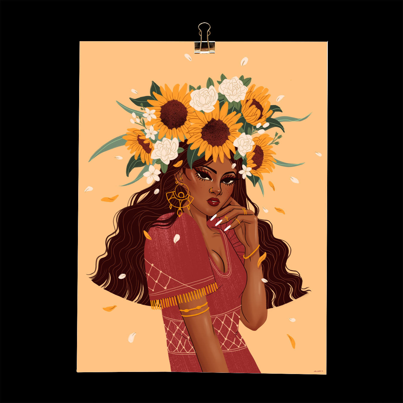 Filipiniana Red Print