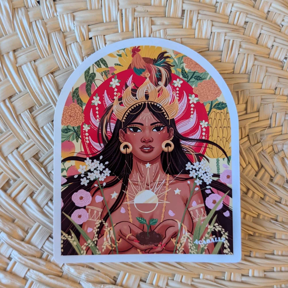 Hanan Goddess of the Morning Sticker