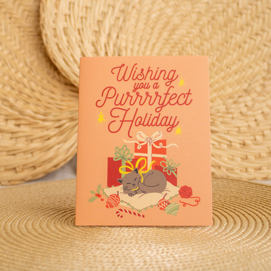 Purrrfect Holiday Card