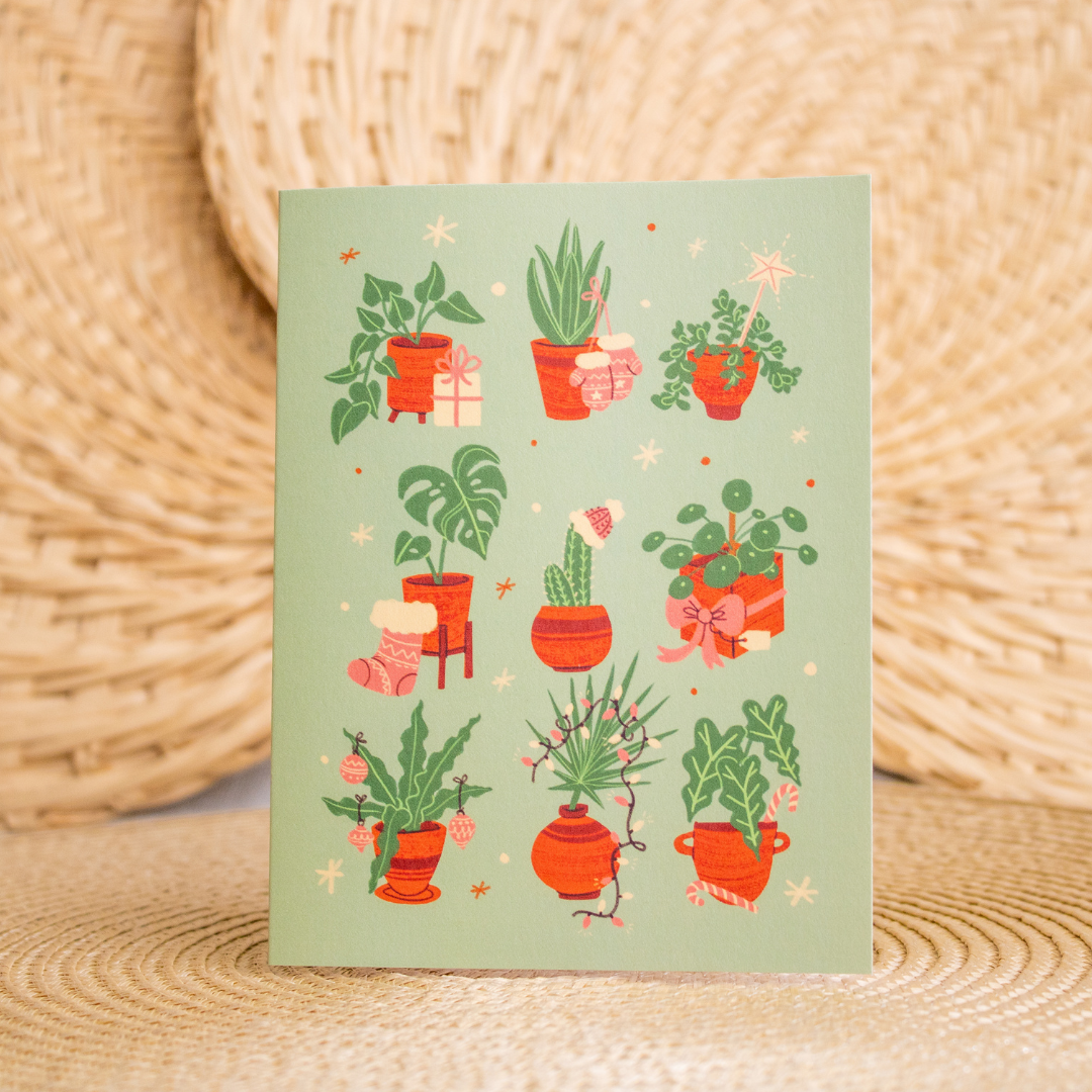 Plant Christmas Card