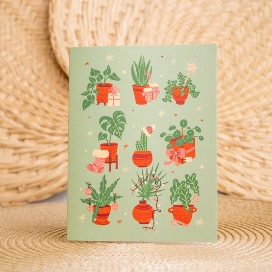 Plant Christmas Card