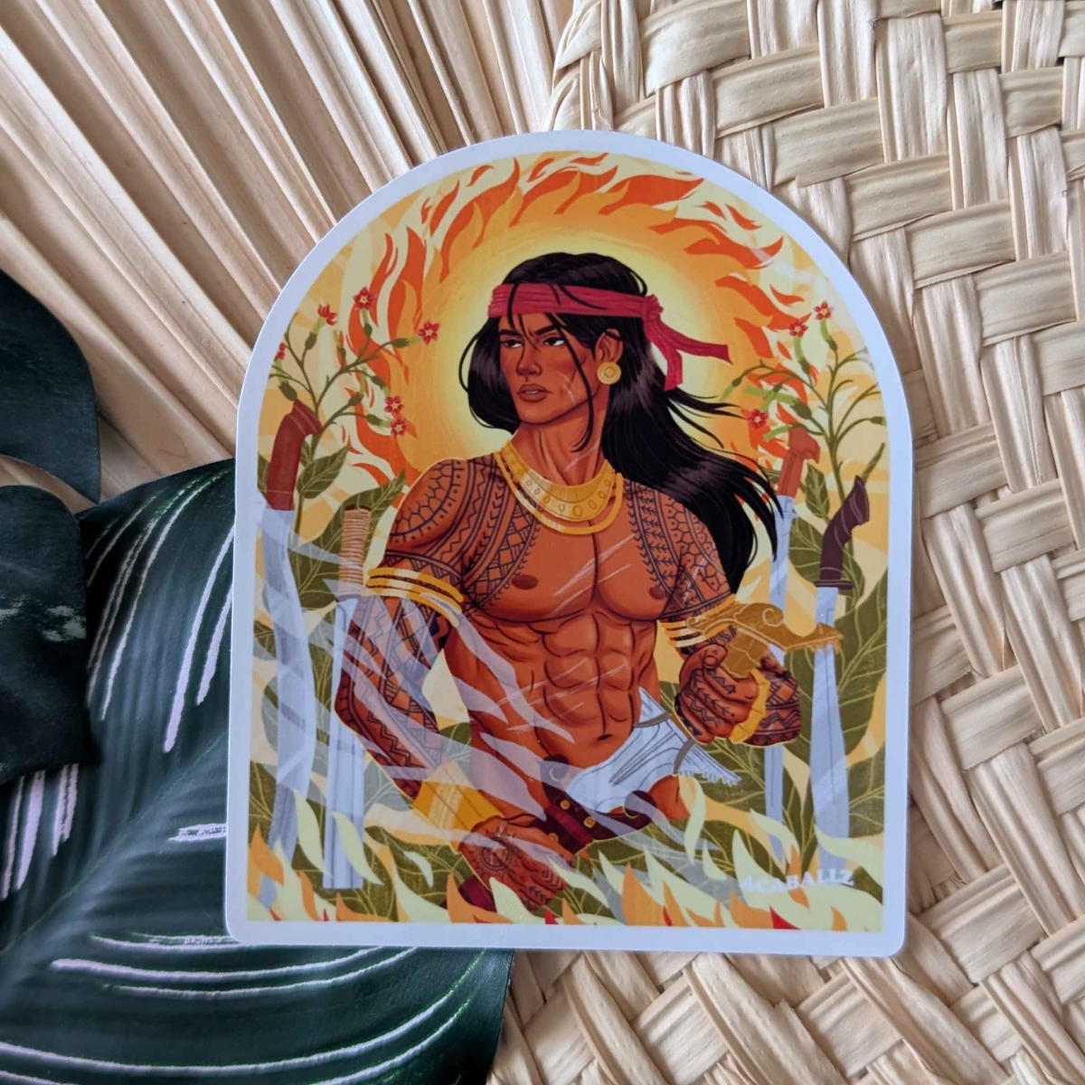 Apolaki God of the Sun Sticker