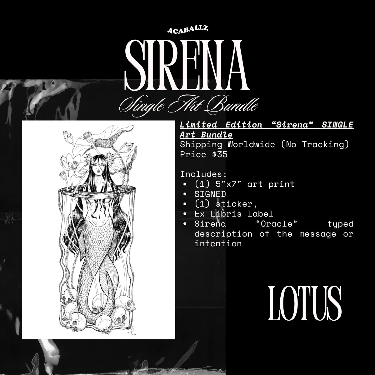 LOTUS Sirena Art Bundle (SINGLE BUNDLE)