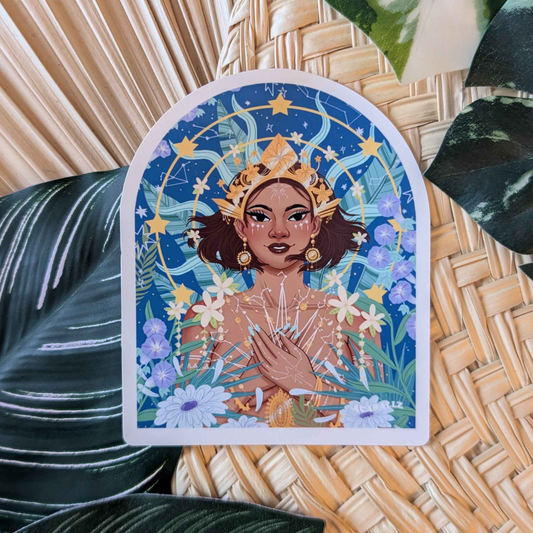 Tala Goddess of the Stars Sticker