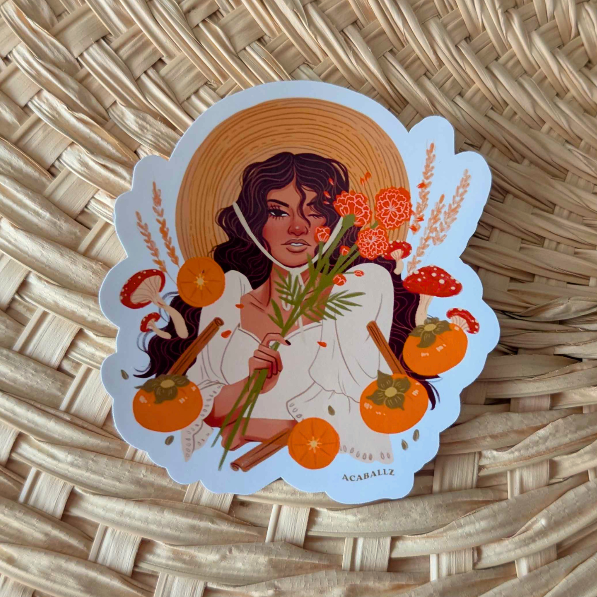 Persimmon Sticker