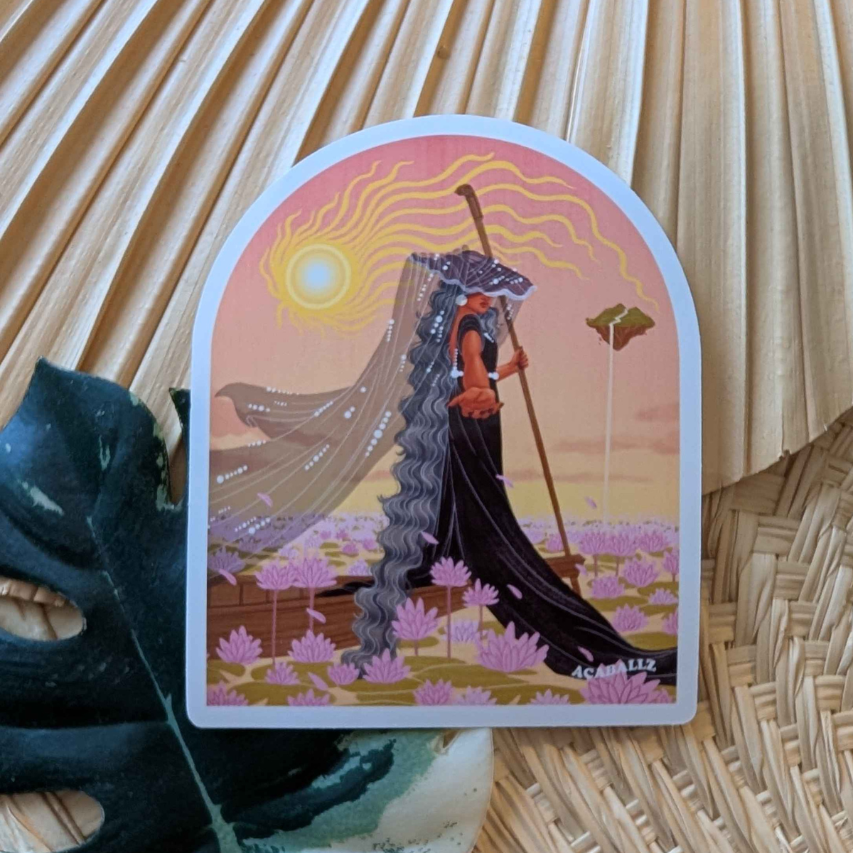 Magwayen Goddess of the Sea and Underworld Sticker