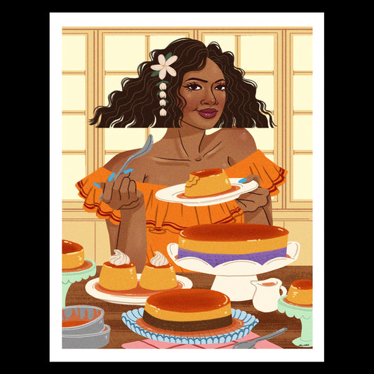 Leche Flan Print