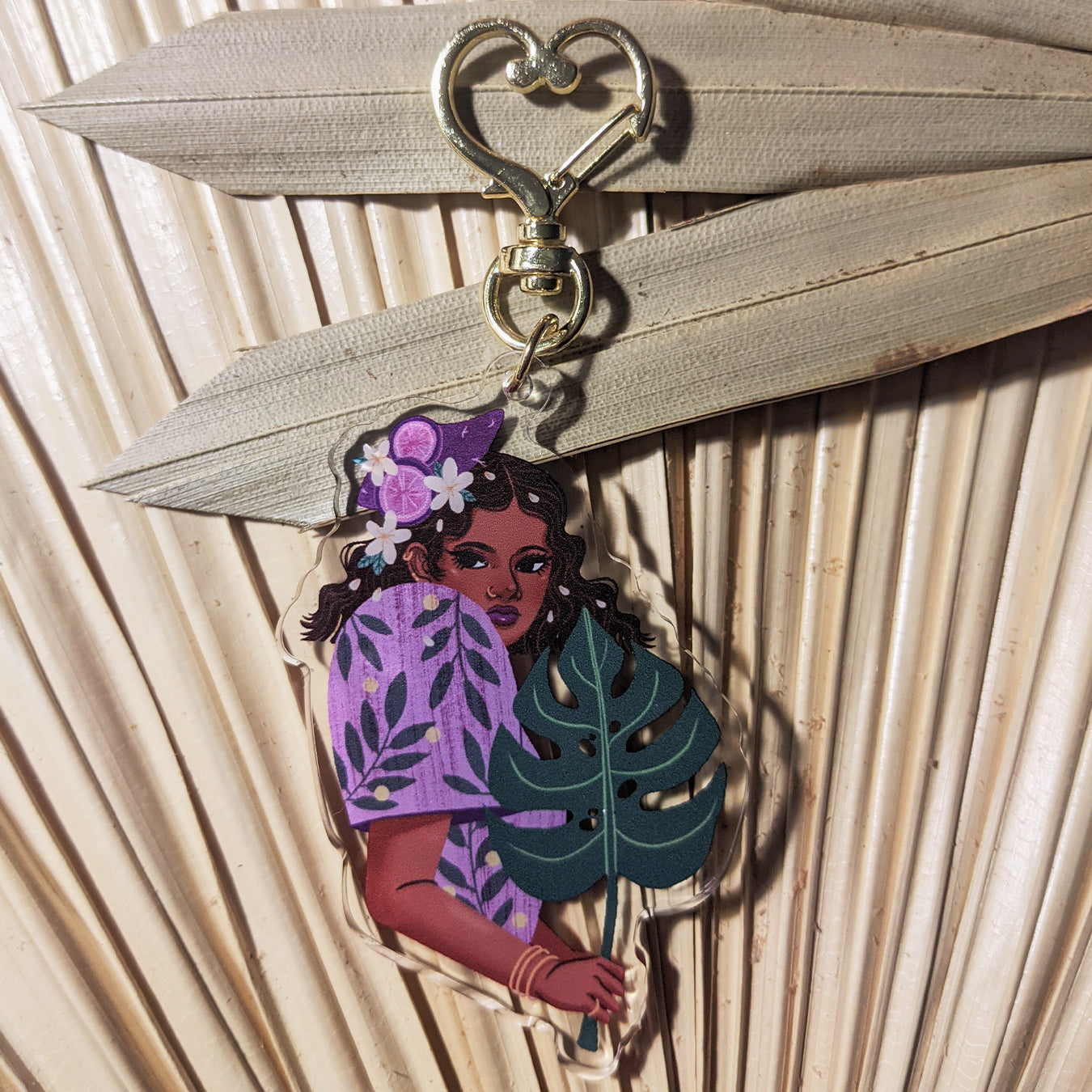 Ube Keychain