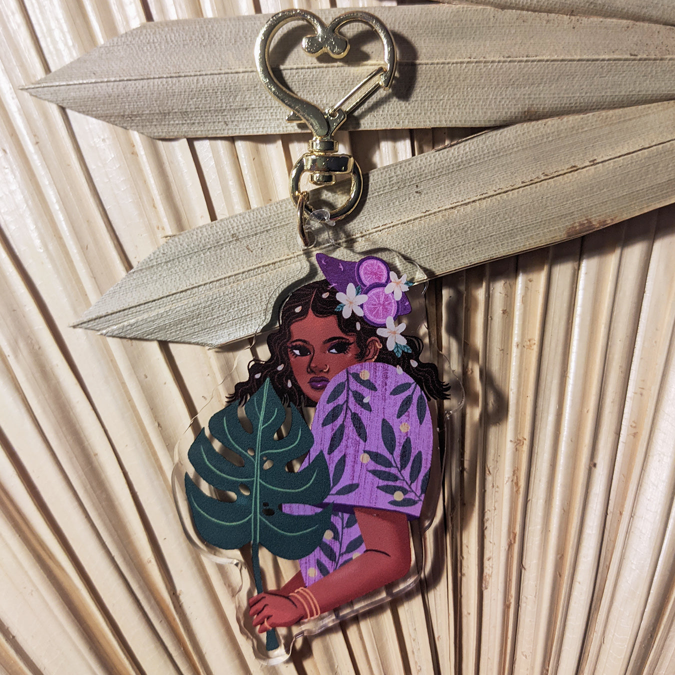 Ube Keychain